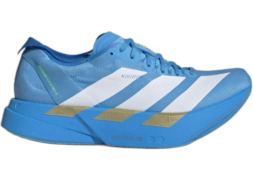 adidas Adizero Adios Pro 4 Blue White Lime Burst (Women's)