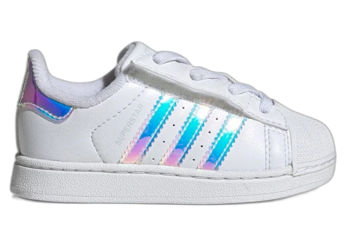 adidas Superstar II Comfort Closure White Iridescent Stripes (TD)