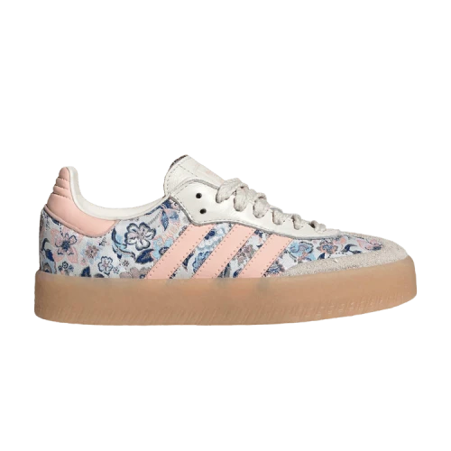 adidas Sambae Liberty London Off White Blush Pink (GS)