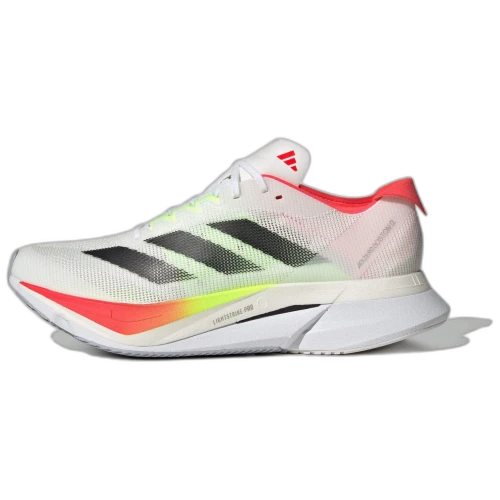 adidas Adizero Boston 12 Cloud White Core Black Lucid Red (Women's)