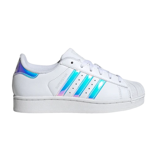 adidas Superstar II White Iridescent Stripes (GS)