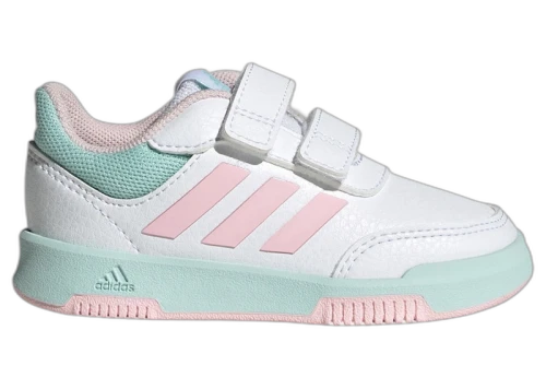 adidas Tensaur Run Hook And Loop Cloud White Clear Pink Semi Flash Aqua (TD)