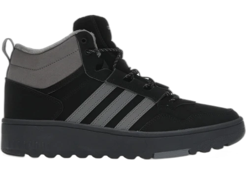 adidas Hoops 4.0 Mid Black Grey Four