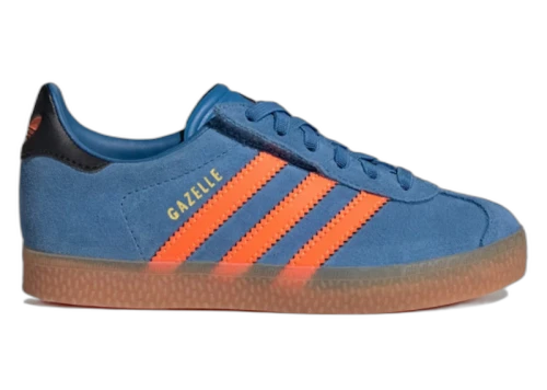 adidas Gazelle Comfort Closure Focus Blue Solar Oange (PS)