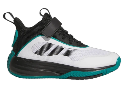 adidas Ownthegame 3.0 Cloud White Core Black Pure Teal (GS)