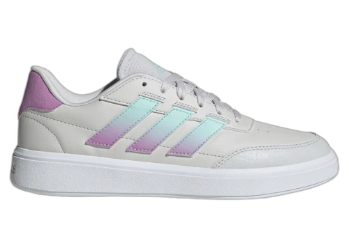 adidas Courtblock Grey Aqua Preloved Purple (Women's)