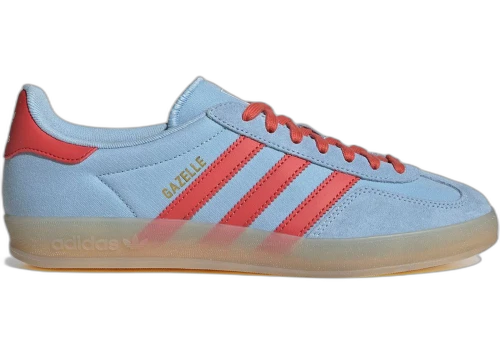 adidas Gazelle Indoor Clear Sky Crew Red Magic Beige