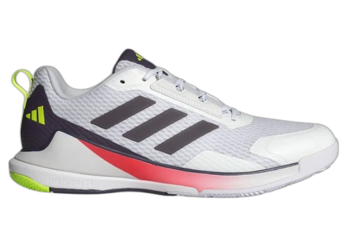 adidas Novaflight 2 Indoor Cloud White Aurora Met. Aurora Plum