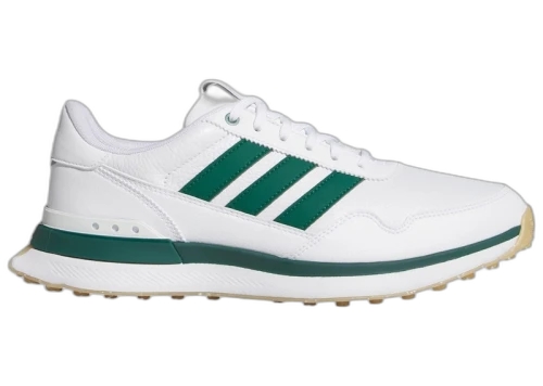 adidas S2G 26 Leather Spikeless Golf White Collegiate Green Gum