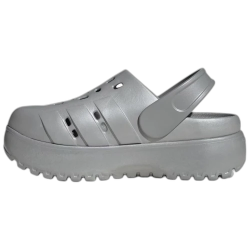 adidas Adilette Clog Platform 'Silver Metallic' (Women's)