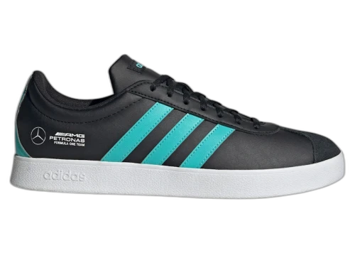 adidas VL Court Mercedes-AMG Petronas Formula One Team Core Black Semi Mint Rush Cloud White