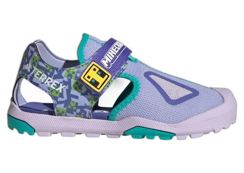 adidas Terrex Captain Toey 2.0 Sandals Minecraft Violet Tone Cobalt Mint (GS)