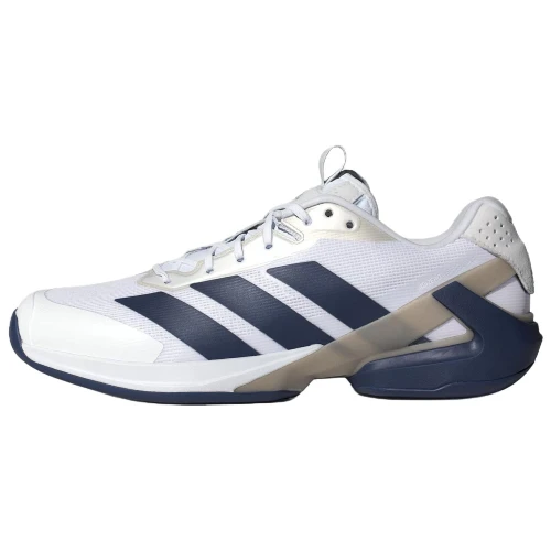 adidas Adizero Ubersonic 5 White Dark Blue Silver Metallic