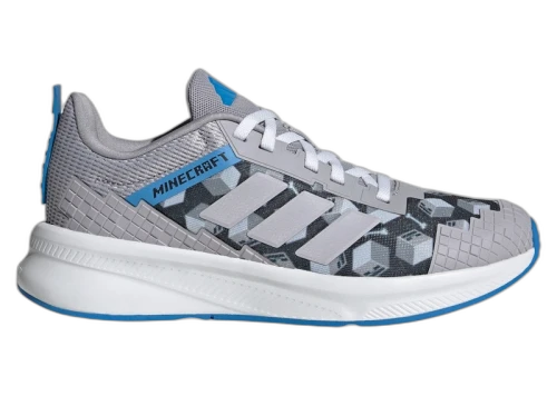 adidas Fortarun 4.0 Minecraft Grey Lucid Ray Blue (GS)