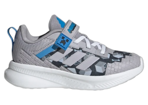 adidas Fortarun 4.0 Minecraft Grey Lucid Ray Blue (PS)