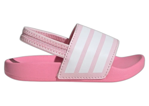 adidas Adilette Estrap Slides Clear Pink Cloud White Bliss Pink (TD)
