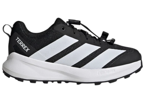 adidas Terrex Agravic Trail Black White Semi Impact Orange (GS)
