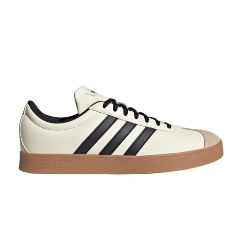 adidas VL Court Base White Black Crystal Sand (Women's)