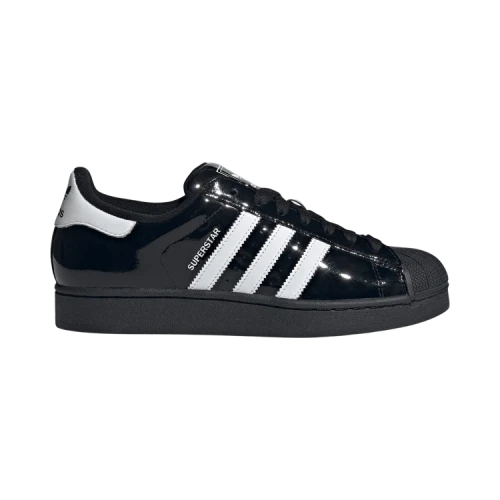 adidas Superstar II Black White Patent Leather