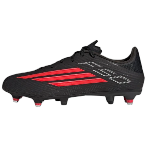 Adidas F50 League Support Soccer Shoes Men's Black Red