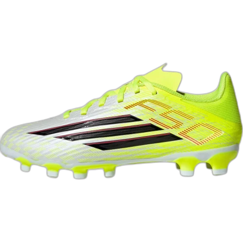 Adidas F50 League Low top Soccer Shoes White Neon Yellow Kids'