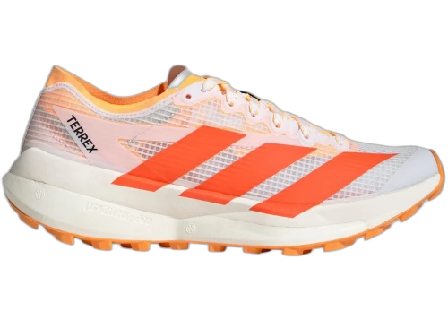 adidas Terrex Agravic Speed 2 Trail White Impact Orange Lucid Tangerine (Women's)