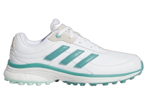 adidas Zoysia Spikeless Golf Cloud White Powder Teal Semi Flash Aqua (Women's)