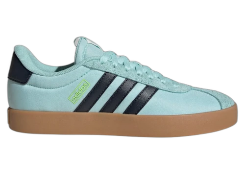 adidas VL Court 3.0 Semi Flash Aqua Aurora Ink Lucid Lemon (Women's)