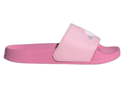adidas Adilette Shower Logo Sandals Bliss Pink White Clear Pink (GS)