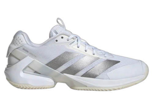 adidas Adizero Ubersonic 5 Clay Cloud White Silver Metallic (Women's)