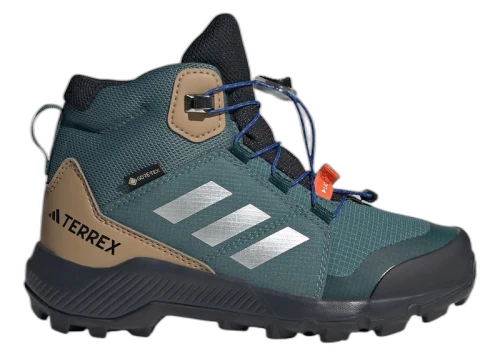 adidas Terrex Mid Gore-Tex Preloved Teal Silver Metallic Semi Lucid Blue (GS)