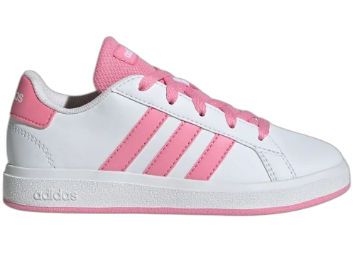 adidas Grand Court Lifestyle Cloud White Bliss Pink Core Black (GS)