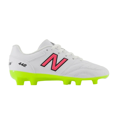 New Balance 442 v2 Academy FG White Hi-Lite Black (GS/PS)