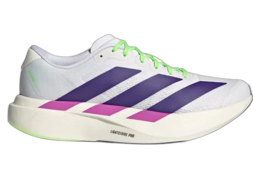 adidas Adizero Evo SL White Collegiate Purple (Women's)
