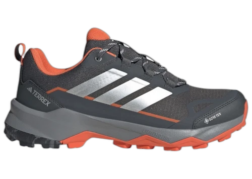 adidas Terrex Skychaser AX5 Gore-Tex Grey Silver Metallic Semi Impact Orange