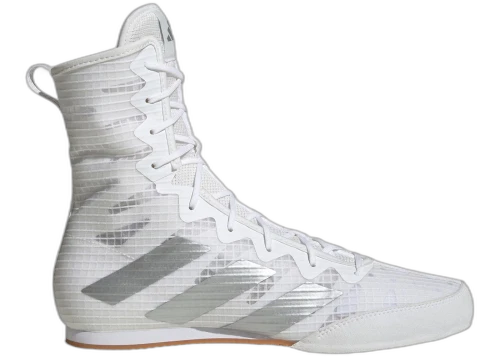 adidas Box Hog 4 White Silver Metallic Gum