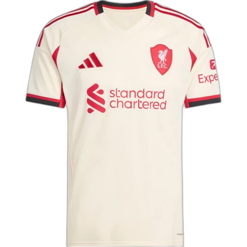 adidas Liverpool FC 25/26 Away Jersey Wonder White