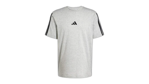 adidas Essentials 3-Stripes Single Jersey T-Shirt Medium Grey Heather/Black