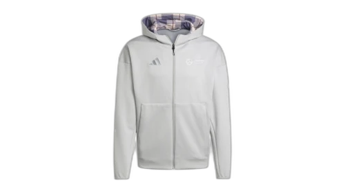 adidas Mercedes - Amg Petronas Formula Team Silver Arrows Full-Zip Hood Grey Two