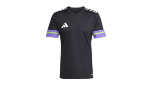 adidas Squadra 25 Jersey Black Purple Rush Semi Solar Slime