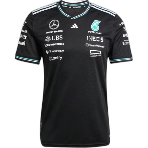 adidas Mercedes AMG Petronas Formula One Team Driver Authentic Jersey Black/White