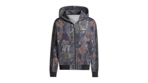 adidas Camo Hooded Full-Zip Black