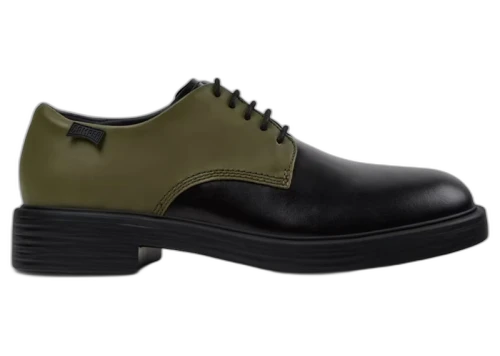 Camper Twin Dean Lace Up Black Green Mint