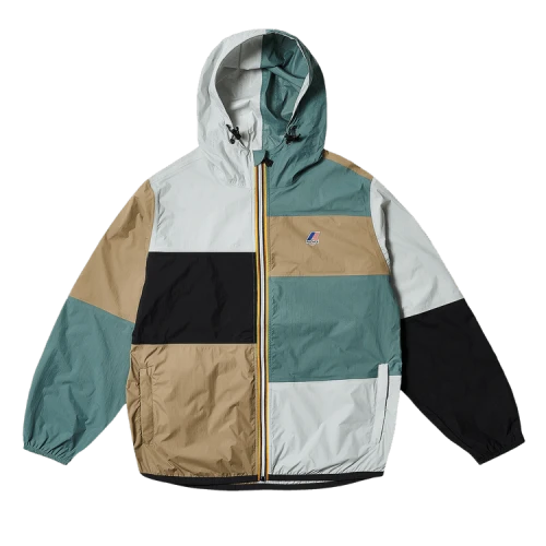 Palace x K-Way Le Vrai 3.0 Claude Packable Jacket 'Multicolor/Blue/Black'