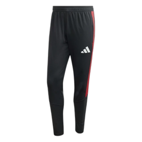 Adidas Soccer Bottoms Men's Black/Bright Red Moderate Slim Fit Pants