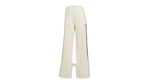 adidas Women's Adicolor Classic Firebird Loose Track Tracksuit Bottoms Cream White/Maroon