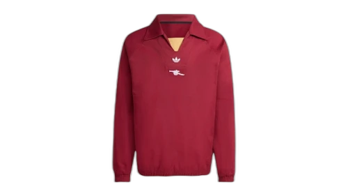 adidas Arsenal Terrace Icons Drill Sweatshirt Team Coll Burgundy