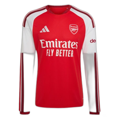 adidas Arsenal FC 26/27 Home Long Sleeve Jersey Asia Sizing 'Better Scarlet'