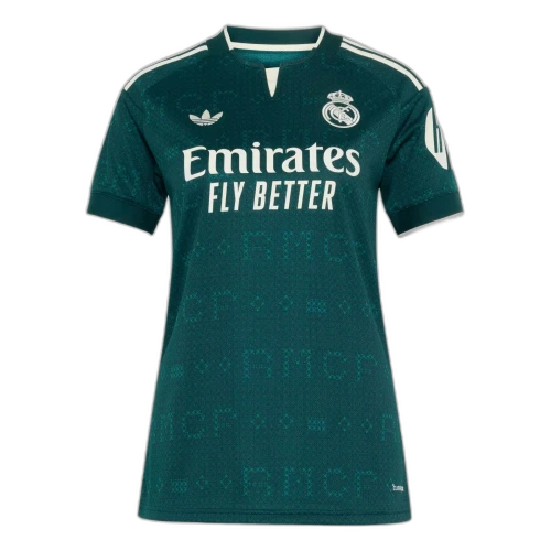 adidas x Real Madrid FC 26/27 Away Jersey Asia SIzing 'Aurora Ivy' (Women's)