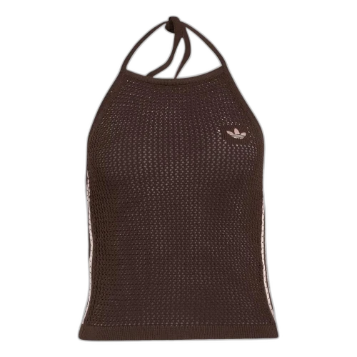 adidas Crochet Top Asia Sizing 'Brown' (Women's)